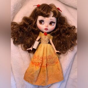 Beauty and the Beast Belle Custom Blythe doll